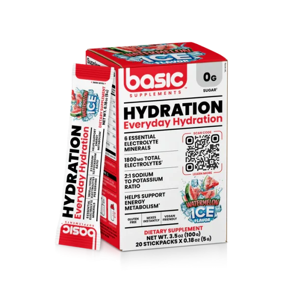 Basic Electrolito Hydration 5 G X 20 Watermelon