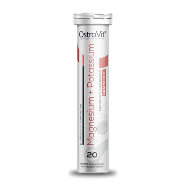 OSTROVIT MAGNESIUM + POTASSIUM – 20 TABLETAS EFERVESCENTES