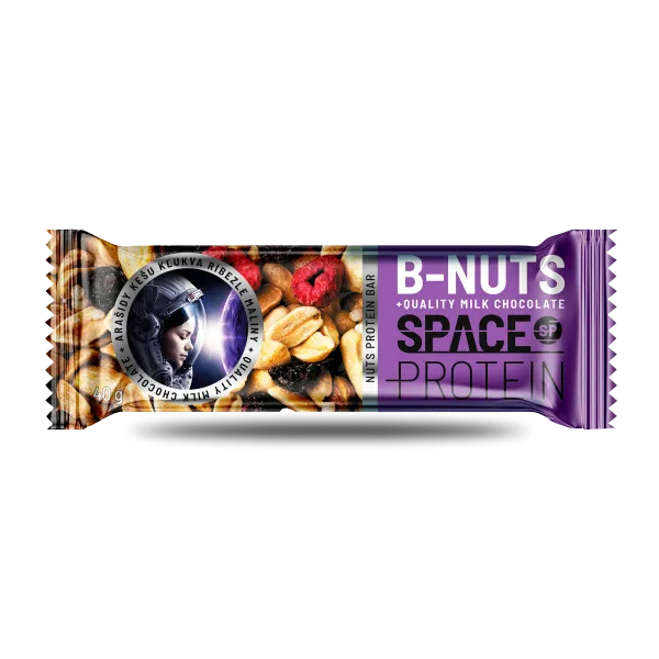 Space Protein Barra Proteina B Nuts 40 G Cashew Cranberries Currants Raspberry