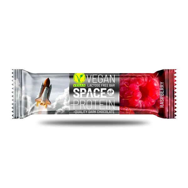 Space Protein Barra Proteina Vegan 40 G Raspberry
