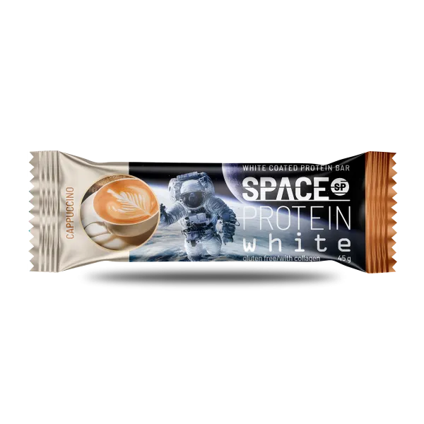 Space Protein Barra Proteina White 45 G Cappuccino
